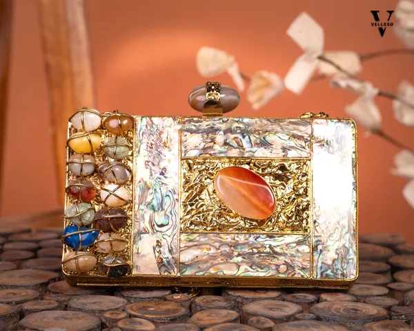 Indira_Gemstone_Clutch_–_Mother_of_Pearl_Frame_with_Crystal_Embellishments